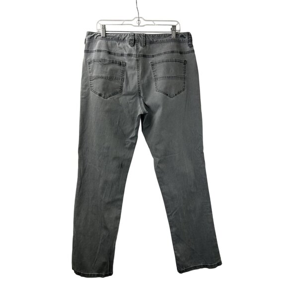 Tommy Bahama Pants Mens 35x32 Gray Flat Front Stretch Chino Casual Relaxed Fit - Picture 8 of 16